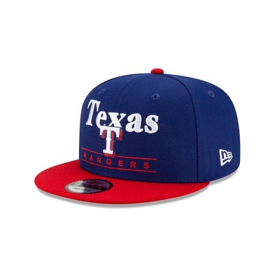 Texas Rangers Gorra | New Era MLB Two Tone Retro 9fifty Snapback Cap Mexico - Azules